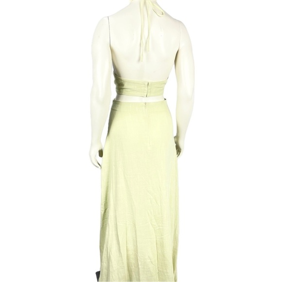 ASOS Maxi Dress, Criss-cross Halter Top, Size 10 - Picture 2 of 9